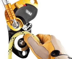 تصویر قرقره یکطرفه بلبرینگی PETZL مدل PRO TRAXION 