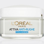 تصویر کرم مرطوب کننده ضد چروک کلاژن لورآل مدل L'Oréal Attiva Anti-Wrinkle Collagen Hydrating Cream 