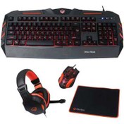 تصویر ست 4X1 گیمینگ MEETION مدل C500 MEETION BACKLIT GAMING KITS 4 IN 1 BUNDLE