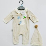 تصویر سرهمی مخمل آستین بلند اسپرت دانالو طرح خرس و ستاره 1292 