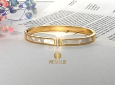 تصویر بنگل مرمر سه نگین استیل 