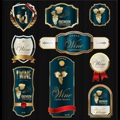 تصویر لیبل بطری طرح شماره ۳ 