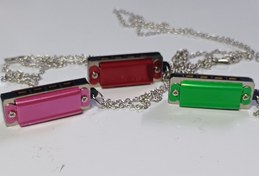 تصویر سازدهنی 4 سوراخ گردنبندی دیاتونیک با قابلیت نواختن HARMONICA 4hole-8tone 