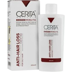 تصویر شامپو ضدریزش مینوتا موهای چرب سریتا 