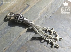 تصویر کرکوش نقره سه رشته ای کد 49014 