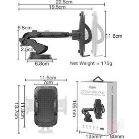 تصویر پایه نگهدارنده گوشی یسیدو مدل C111 Yesido model C111 phone holder base