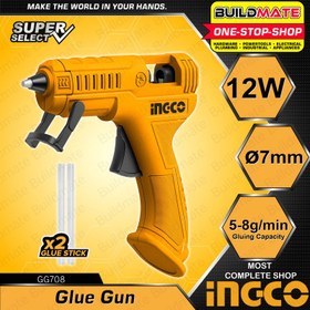 تصویر دستگاه چسب تفنگی اینکو Ingco GG708 16W Ingco GG708 16W Glue Gun