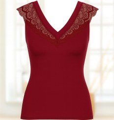 تصویر تیشرت زنانه اوزکان (Ozkan) ترکیه – کیفیت درجه یک کد : 25430 زرشکی 