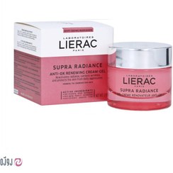 تصویر ژل کرم لیراک مدل supra radiance روشن کننده و ضد پیری 