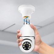 تصویر دوربین لامپی چرخشی مدل v380 