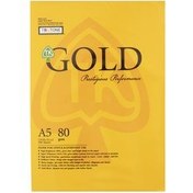 تصویر کاغذ GOLD 80g A5 بسته ۵۰۰ عددی ا Gold A5 Paper Pack of 500 Gold A5 Paper Pack of 500