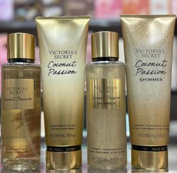 تصویر بادی اسپلش اکلیلی کوکونات پشن شیمر ویکتوریا سکرت اورجینال - اکلیل دار Victoria 's Secret Body Splash Coconut Passion Shimmer 250 ml