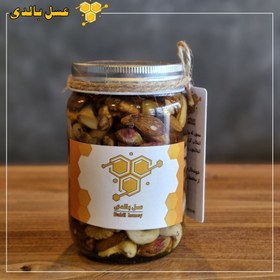 تصویر عسل چهار مغز 500 گرمی 