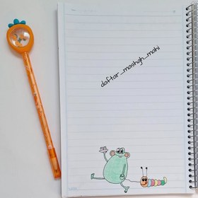 تصویر دفتر سیمی فانتزی- 100 برگ 