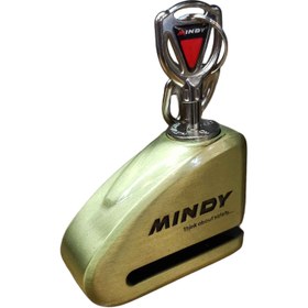 تصویر قفل دیسک موتور سیکلت Taiwanese mindy motorcycle disc lock TK6