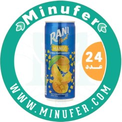 تصویر نوشیدنی انبه رانی حاوی تیکه های واقعی میوه 240 سی سی - باکس 24 عددی Rani Mango Drink - 240ml