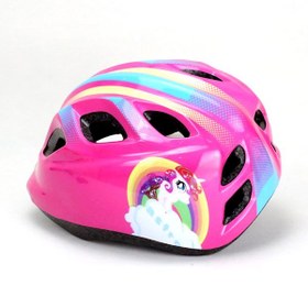 تصویر کلاه اسکیت کودکان کد HB8 | صورتی 