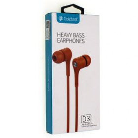 تصویر هندزفری با سیم سلبریت مدل D3 Celebrate D3 Wired Handsfree