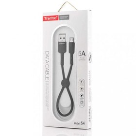 تصویر کابل MicroUSB ترانیو مدل S4 طول 30 سانتی متر Tranyoo S4 MicroUSB Cable 30Cm