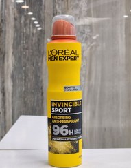 تصویر اسپری بدن ضد تعریق مردانه INVINCIBLE SPORT حجم ۲۵۰ میلی‌لیتر با ماندگاری ۴۸ ساعت 