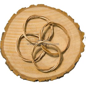 تصویر حلقه حصیری چوبی 