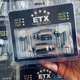 تصویر پیچ ضد سرقت قفل رینگ پراید 