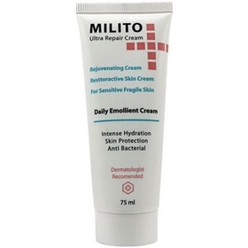 تصویر کرم ترمیم کننده میلیتو 75 میل Milito Intense Hydration Skin Protection 75 ML