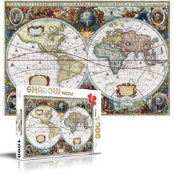 تصویر پازل 1000 تکه شادو مدل نقشه باستانی 
