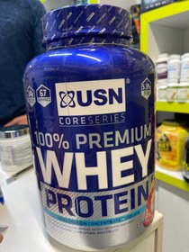 تصویر پروتئین وی پرمیوم یو اس ان طعم شکلات وزن ۲۲۸۰ گرم 