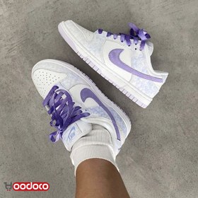 تصویر نایک اس بی دانک بدون ساق پالس بنفش Nike sb dunk low pulse purple 