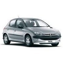 تصویر گلگیر جلو پژو ۲۰۶ رنگی سمت چپ و راست 