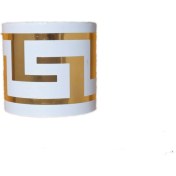 تصویر نوار قرنیز طرح ورساچه سفید طلایی سایز ۱۰ سانتیمتر 