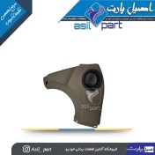 تصویر قاب بالای رودری(سه گوش کلیدبالابر) قدیم بـژ چپ پژو ۴۰۵و پارس کد 2377-اصیل پارت 
