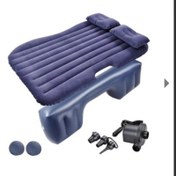 تصویر تشک بادی داخل ماشین پژو 405 car bed 0022