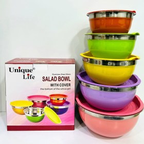 تصویر کاسه استیل یونیک Steel bowl