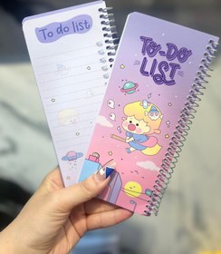 تصویر دفترچه تو دو لیست - طرح To do list