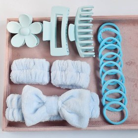 تصویر ست کش مو کلیپس و تل وارداتی 