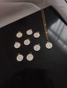 تصویر گردنبند استیل حروف انگلیسی - حرف Alphabet necklace