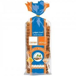 تصویر نان تست سبوس‌دار سه نان وزن ۵۳۰ گرم 
