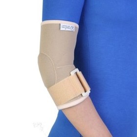 تصویر آرنج بند نئوپرن با پد سه لایه طب و صنعت کد 38120 Neoprene Elbow Support tebosanat 38120