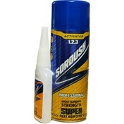 تصویر چسب 123 بزرگ سروش حجم 400 میلی لیتر 