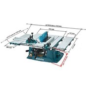 تصویر اره میزی ماکیتا مدل MLT100 سایز ۲۵۵ میلیمتر 