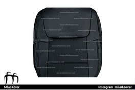 تصویر روکش صندلی جیلی شاسی بلند SUV چرم رنگ طوسی 