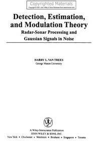 خرید و قیمت دانلود کتاب Detection, Estimation, and Modulation Theory ...