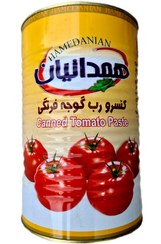تصویر رب گوجه فرنگی همدانیان درجه یک در بسته بندی ۵ کیلوگرمی 