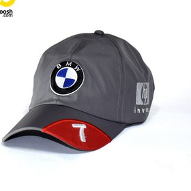 تصویر کلاه حرفه ای خاکستری BMW 