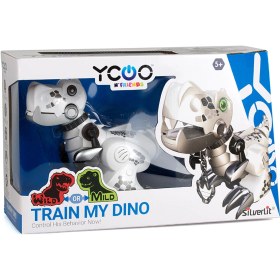 تصویر ربات دایناسور کنترلی SilverLit مدل Train My Dinos 