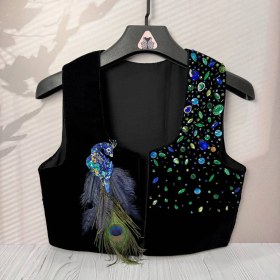 تصویر سخمه جواهردوزی طاووس کد 1131 