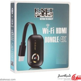 تصویر دانگل انتقال تصویر HDMI کی نت پلاس مدل KP-DHWF2160 K-Net Plus HDMI Wireless Dongle KP-DHWF2160