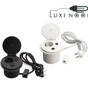 تصویر پریز توکار گرد ملونی مدل 10032 